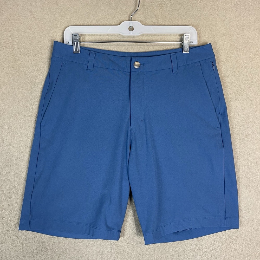 Lululemon Shorts Mens 32 Commission Blue Technical Stretch EUC